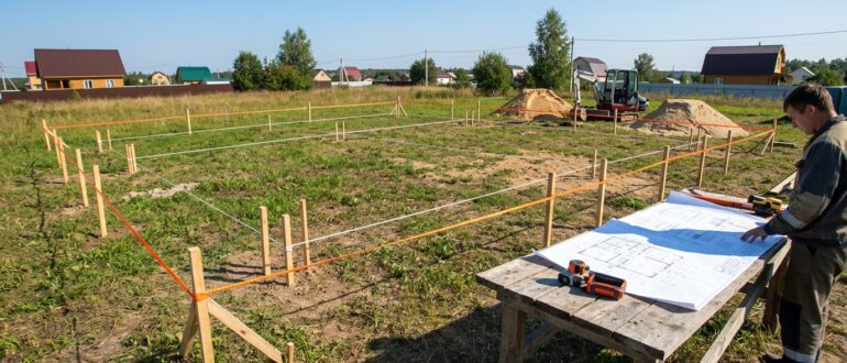 Планировка участка 10 соток под строительство дома