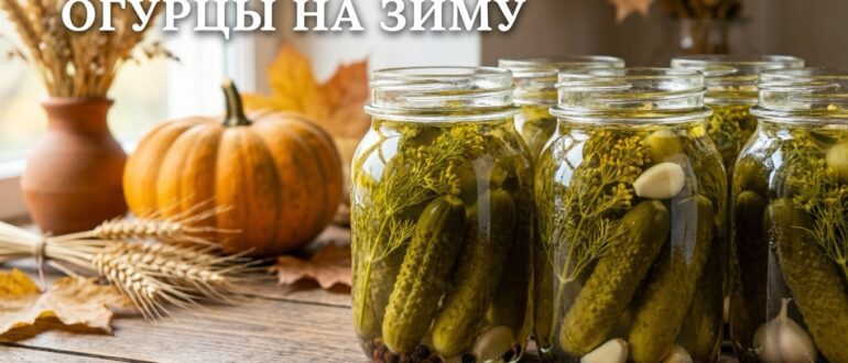 Огурцы на зиму: способы заготовки
