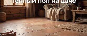 Тёплый пол на даче: какой выбрать