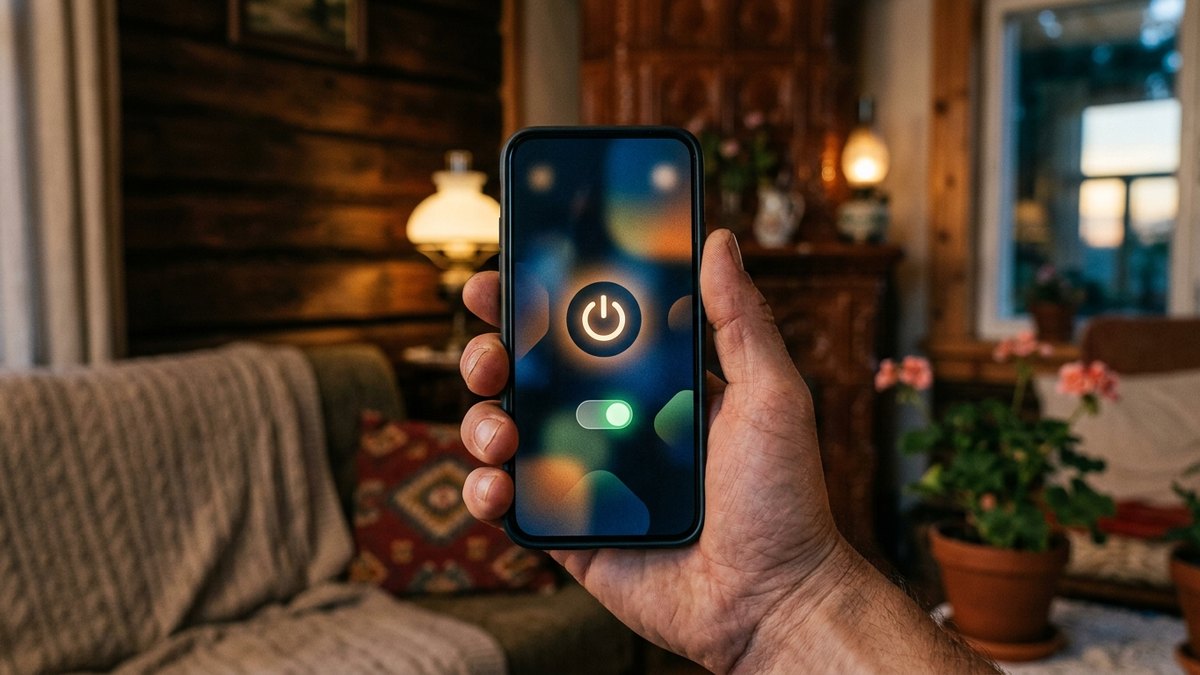 Приложение для управления умной розеткой на экране смартфона